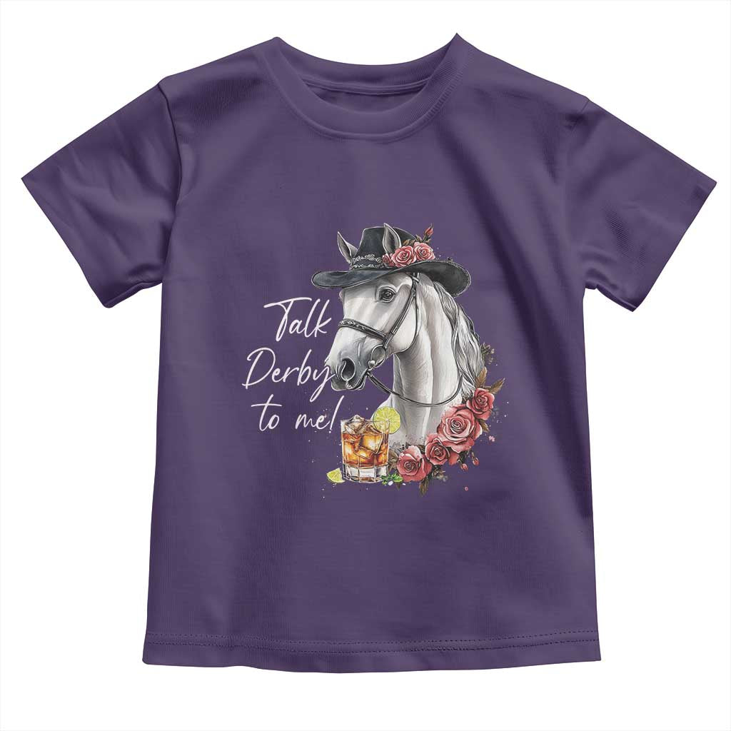 Funny Horse Lover Talk Derby To Me Toddler T Shirt
