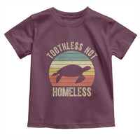 Funny Toothless Not Homeless Toddler T Shirt Vintage Turtle