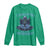 Scuba Diving Long Sleeve Shirt I Breathe Underwater What's Your Superpower Skull - Wonder Print Shop