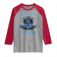 Scuba Diving Raglan Shirt I Breathe Underwater What's Your Superpower Skull - Wonder Print Shop