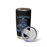 Scuba Diving Tumbler Cup I Breathe Underwater What's Your Superpower Skull - Wonder Print Shop
