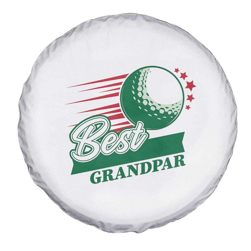Golfing Dad Spare Tire Cover Best Grandpar Golf Ball Father's Day - Wonder Print Shop