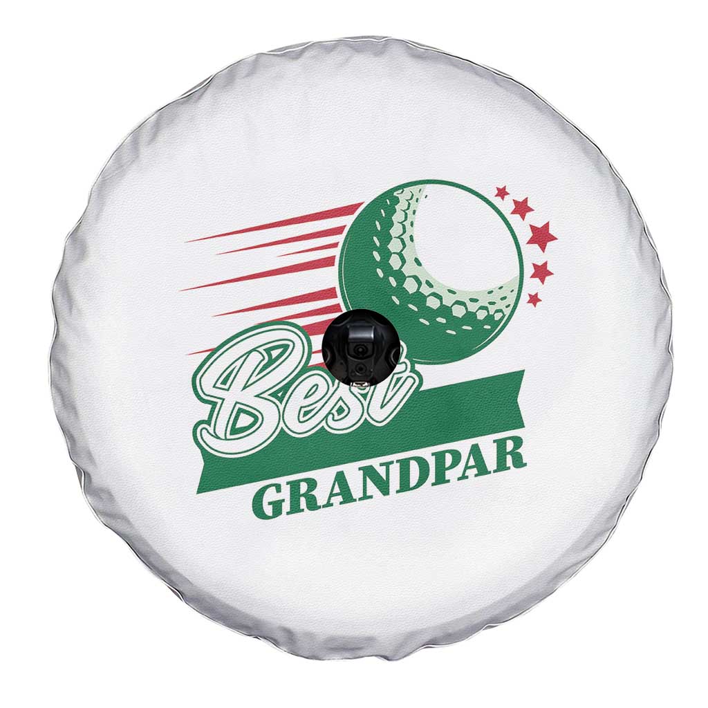 Golfing Dad Spare Tire Cover Best Grandpar Golf Ball Father's Day - Wonder Print Shop