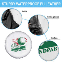 Golfing Dad Spare Tire Cover Best Grandpar Golf Ball Father's Day - Wonder Print Shop