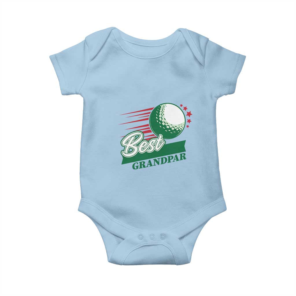 Golfing Dad Baby Onesie Best Grandpar Golf Ball Father's Day - Wonder Print Shop