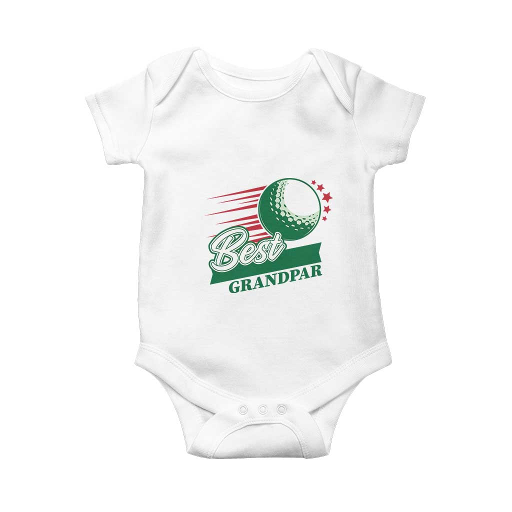 Golfing Dad Baby Onesie Best Grandpar Golf Ball Father's Day - Wonder Print Shop