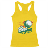 Golfing Dad Racerback Tank Top Best Grandpar Golf Ball Father's Day - Wonder Print Shop