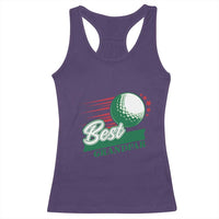 Golfing Dad Racerback Tank Top Best Grandpar Golf Ball Father's Day - Wonder Print Shop