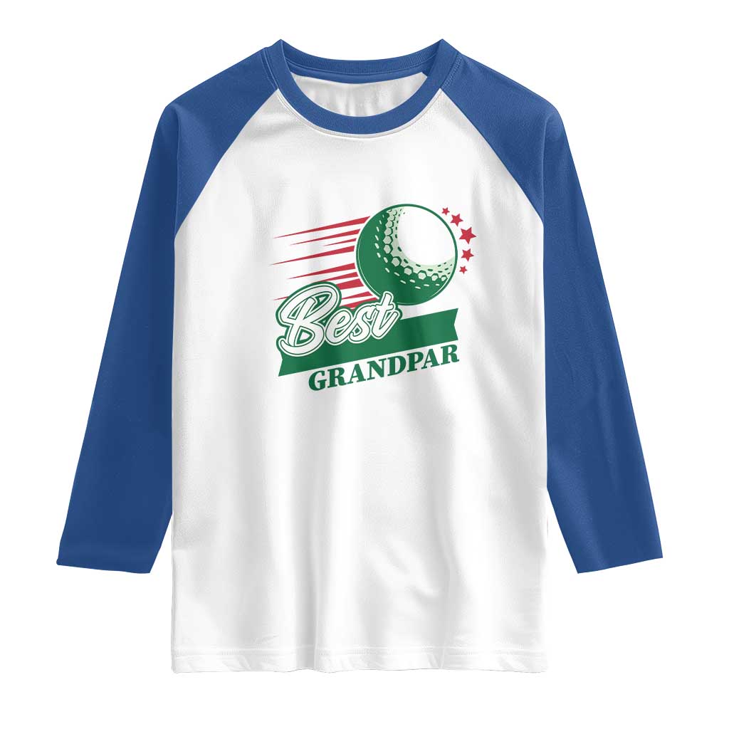 Golfing Dad Raglan Shirt Best Grandpar Golf Ball Father's Day - Wonder Print Shop