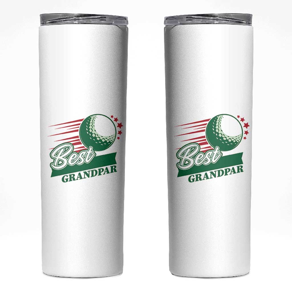 Golfing Dad Skinny Tumbler Best Grandpar Golf Ball Father's Day - Wonder Print Shop