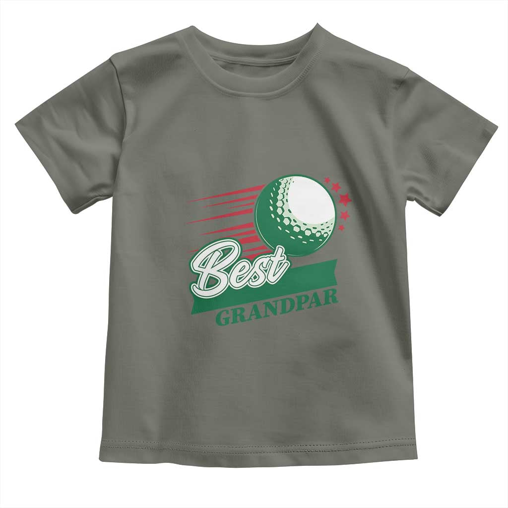 Golfing Dad Toddler T Shirt Best Grandpar Golf Ball Father's Day - Wonder Print Shop