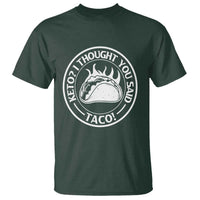 Tacos Lover T Shirt Keto I Thought You Said Taco - Wonder Print Shop