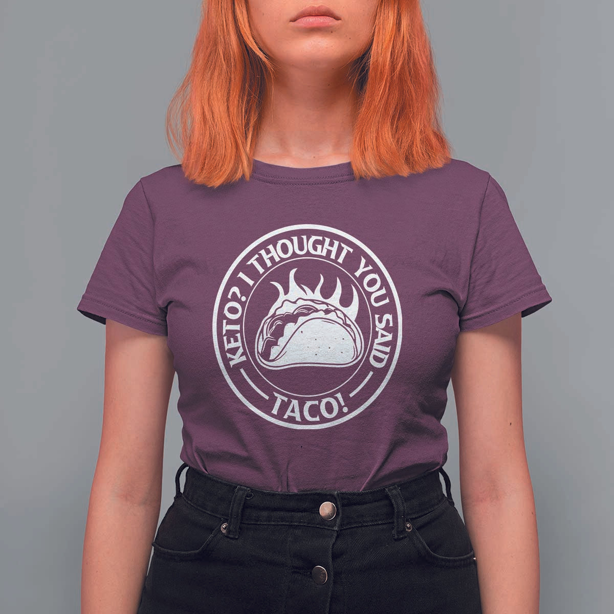 Tacos Lover T Shirt For Women Keto I Thought You Said Taco - Wonder Print Shop