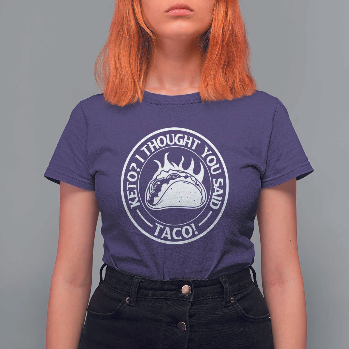 Tacos Lover T Shirt For Women Keto I Thought You Said Taco - Wonder Print Shop