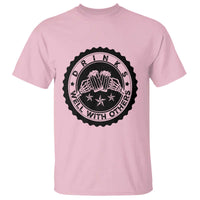 Funny Beer Lover T Shirt Drinks Well With Others Drinking Beer Mug - Wonder Print Shop