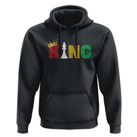 Funny Juneteenth King Hoodie Black Father Chess African American