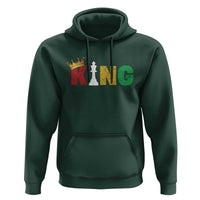 Funny Juneteenth King Hoodie Black Father Chess African American