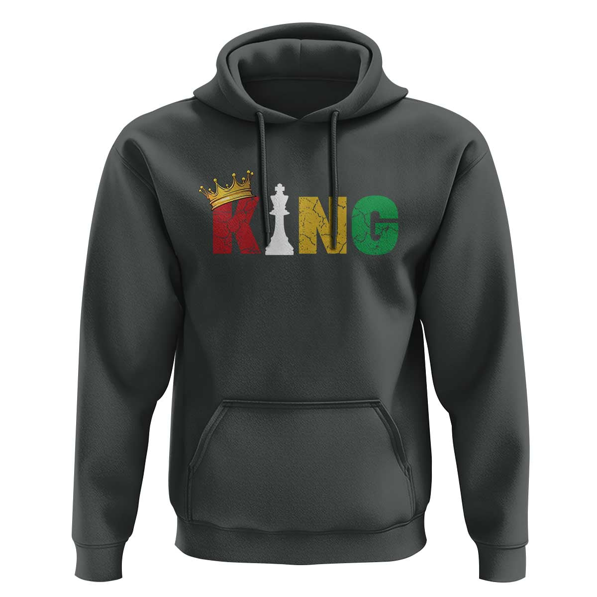 Funny Juneteenth King Hoodie Black Father Chess African American