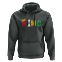 Funny Juneteenth King Hoodie Black Father Chess African American
