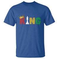 Funny Juneteenth King T Shirt Black Father Chess African American