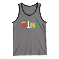 Funny Juneteenth King Tank Top Black Father Chess African American