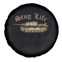 Funny WW2 Tank History Stug Life Spare Tire Cover