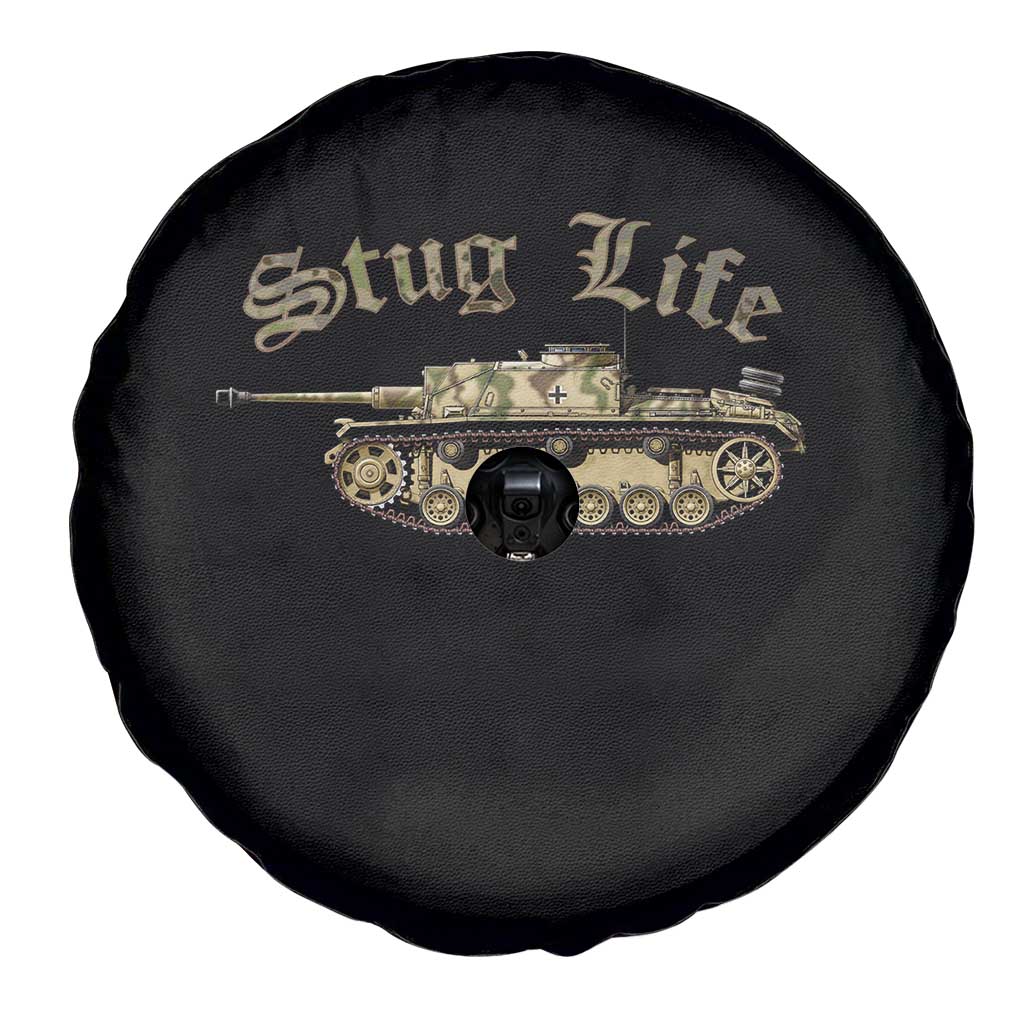 Funny WW2 Tank History Stug Life Spare Tire Cover