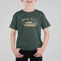 Funny WW2 Tank History Stug Life T Shirt For Kid