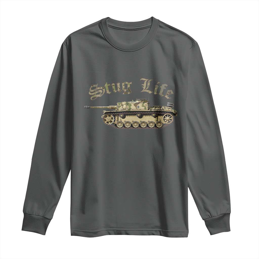 Funny WW2 Tank History Stug Life Long Sleeve Shirt