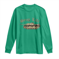 Funny WW2 Tank History Stug Life Long Sleeve Shirt