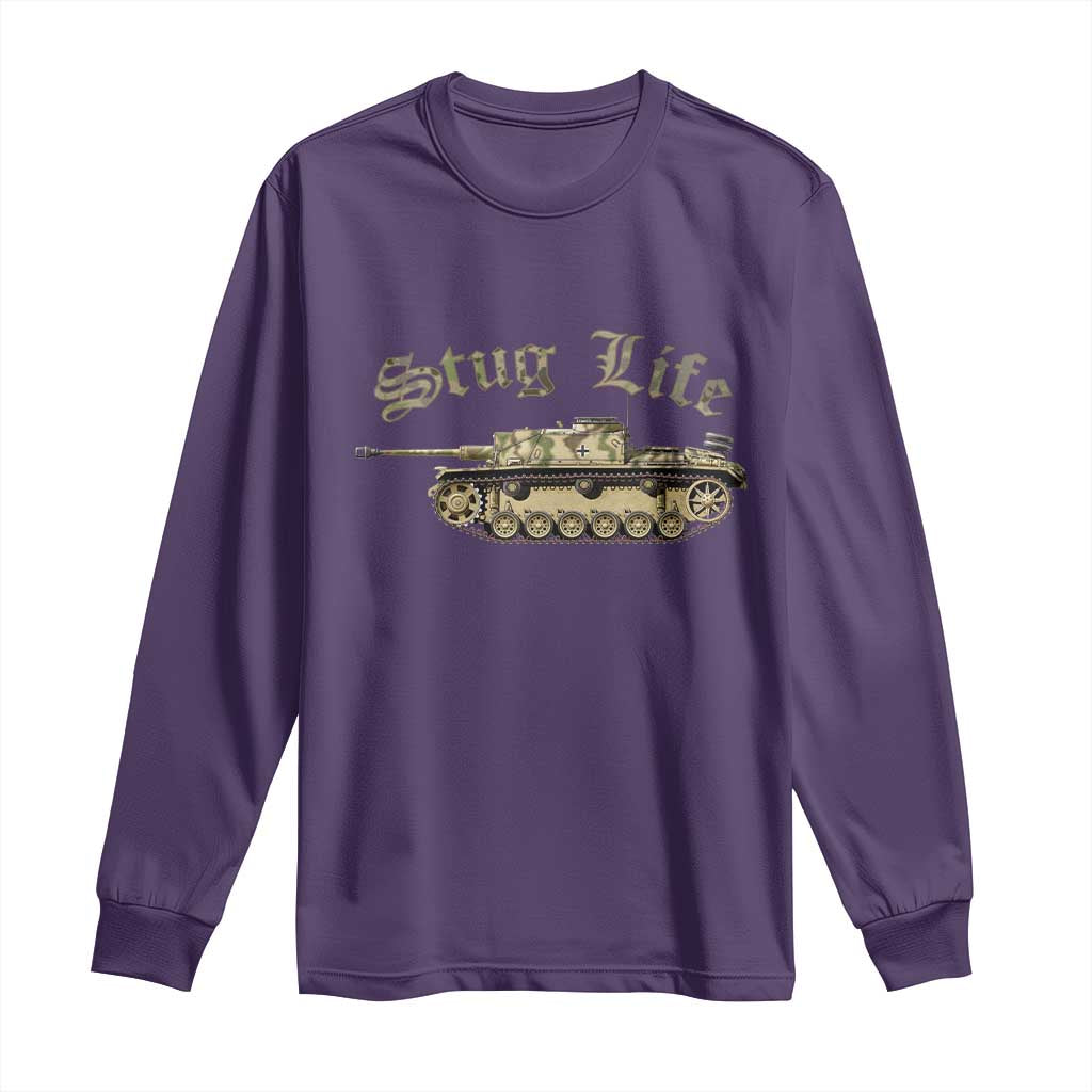 Funny WW2 Tank History Stug Life Long Sleeve Shirt