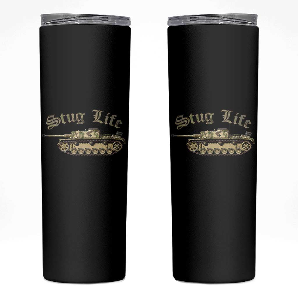 Funny WW2 Tank History Stug Life Skinny Tumbler