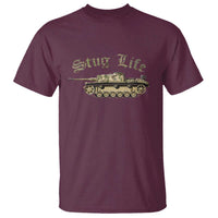 Funny WW2 Tank History Stug Life T Shirt