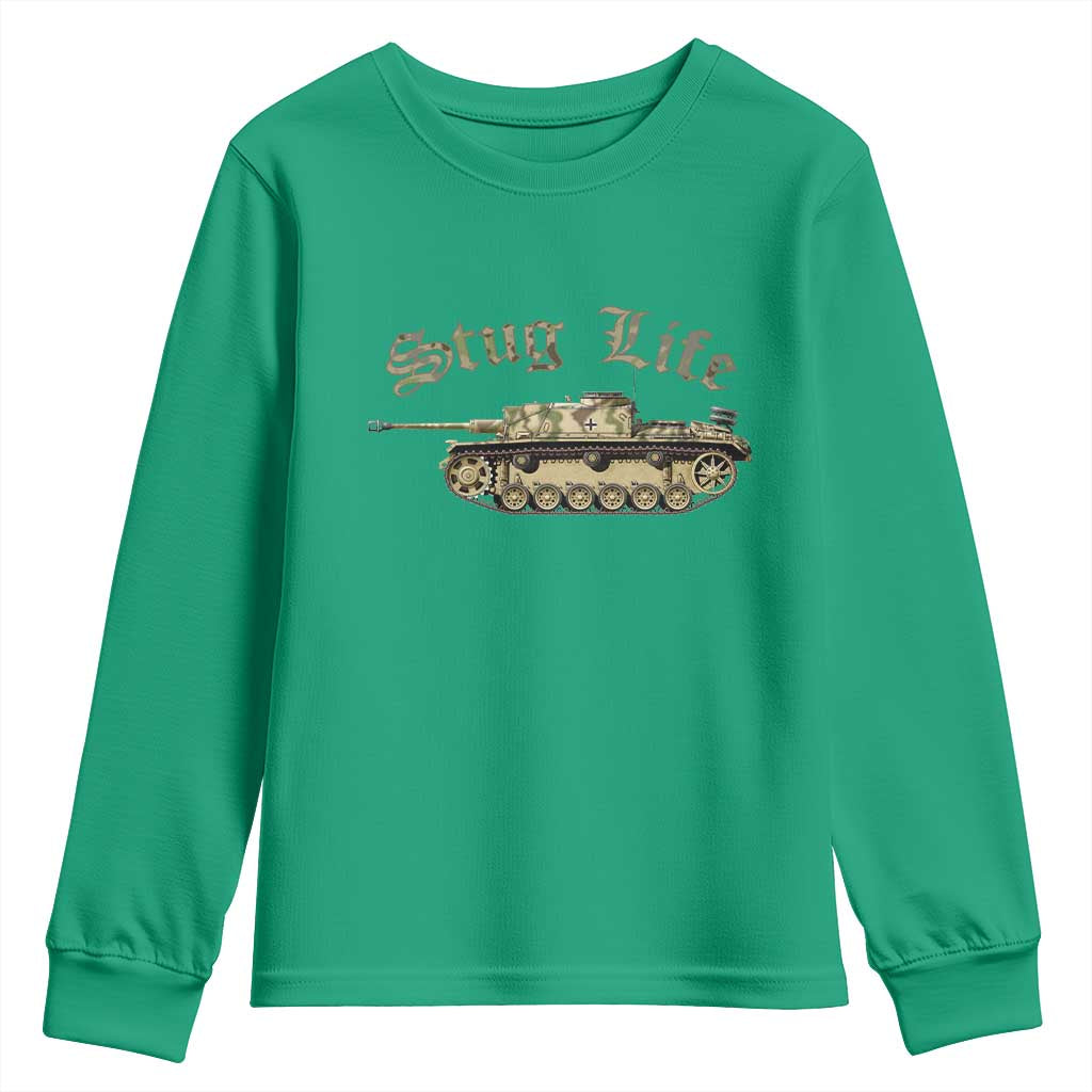 Funny WW2 Tank History Stug Life Youth Sweatshirt