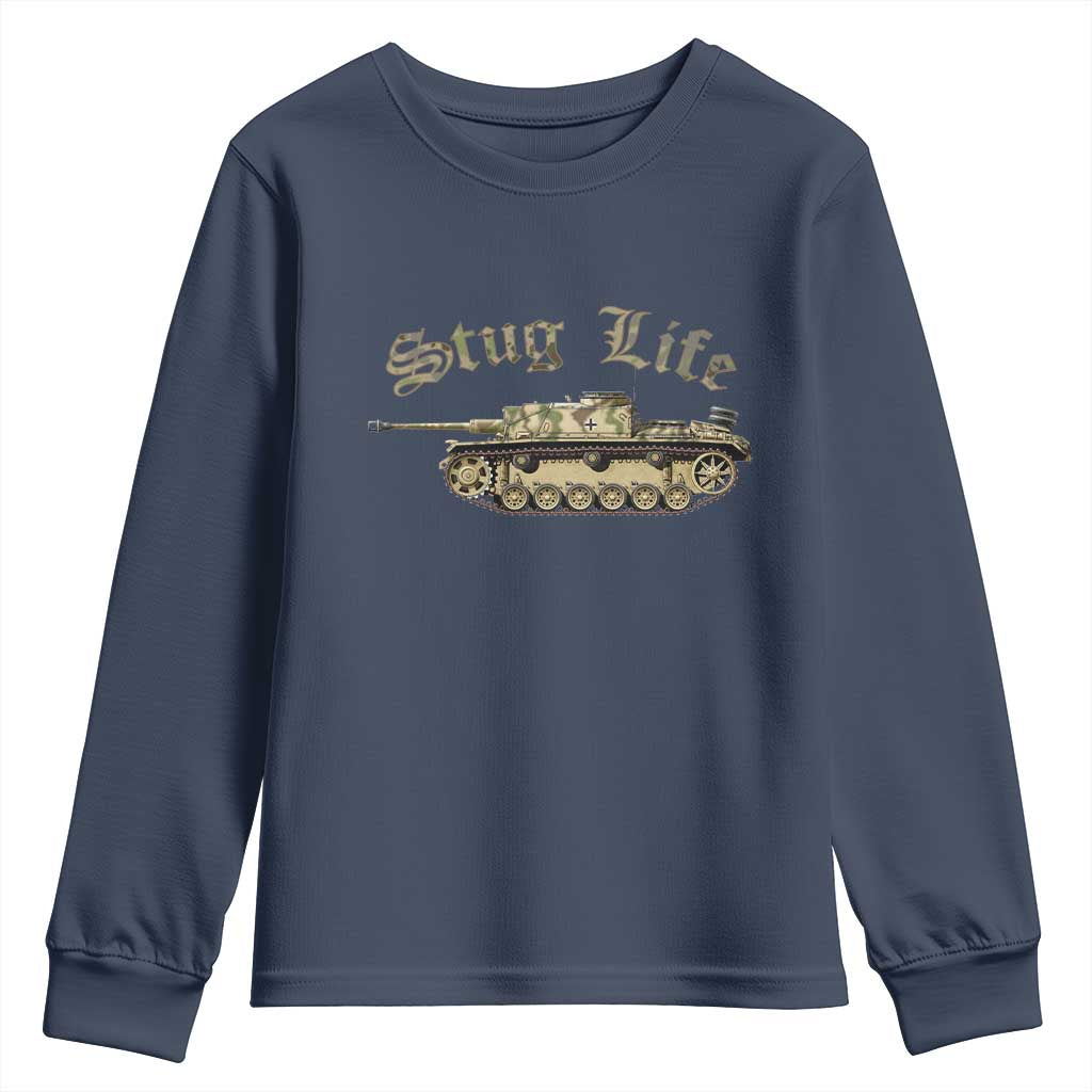 Funny WW2 Tank History Stug Life Youth Sweatshirt