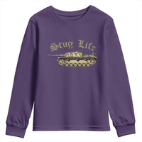 Funny WW2 Tank History Stug Life Youth Sweatshirt
