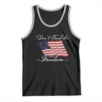 Funny Dont Tread On Freedom Tank Top Patriotic 4th Of July Vintage Betsy Ross Flag - Wonder Print Shop
