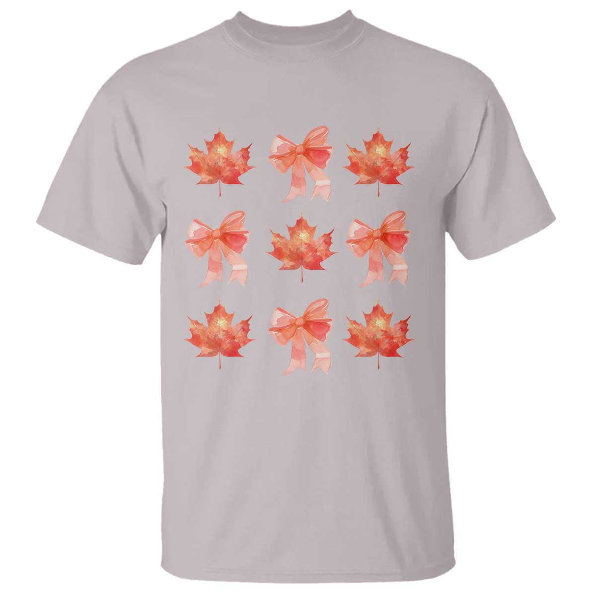 Happy Canada Day T Shirt Coquette Orange Bows Maple Leaf - Wonder Print Shop