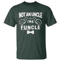 Funny Not An Uncle I'm A Funcle T Shirt Vintage Ribbon Star - Wonder Print Shop