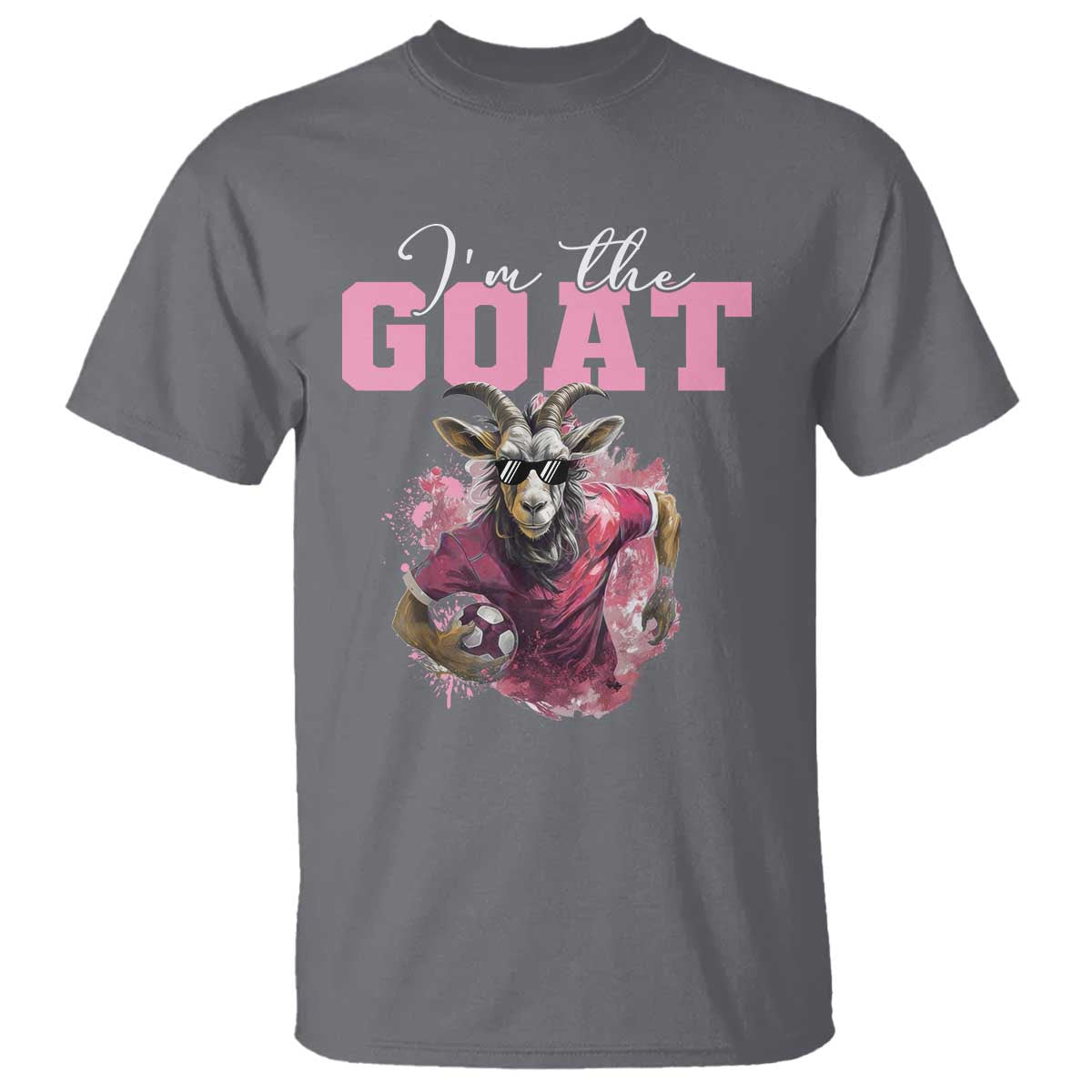 Funny Soccer T Shirt I'm The Goat Football Player - Wonder Print Shop