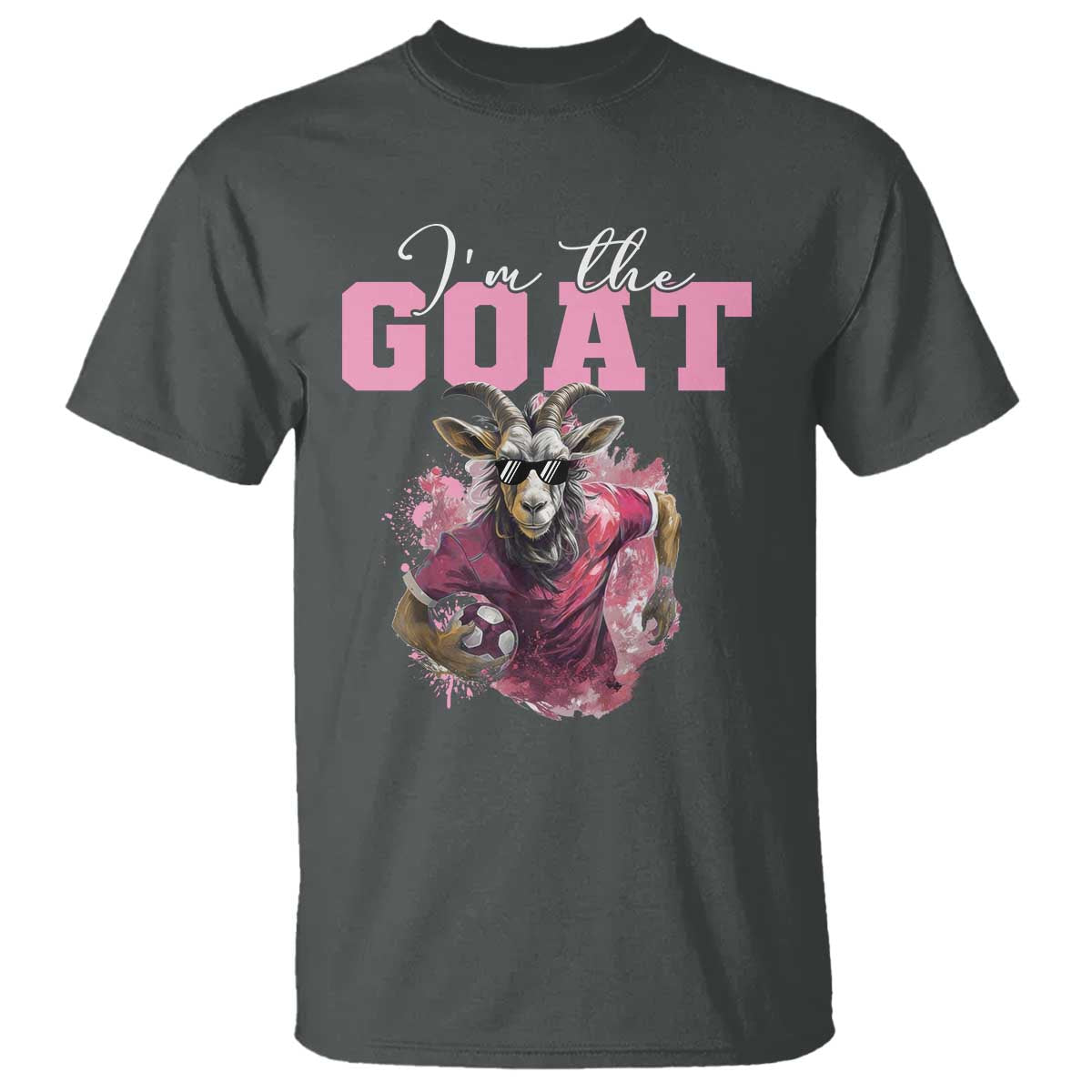 Funny Soccer T Shirt I'm The Goat Football Player - Wonder Print Shop
