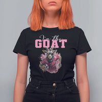 Funny Soccer T Shirt For Women I'm The Goat Football Player - Wonder Print Shop