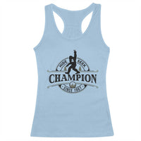 Bigfoot Lover Racerback Tank Top Hide And Seek Champion Vintage Sasquatch