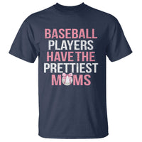 Funny Baseball T Shirt Baseball Players Have The Prettiest Moms Vintage Ribbon Ball - Wonder Print Shop