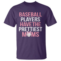 Funny Baseball T Shirt Baseball Players Have The Prettiest Moms Vintage Ribbon Ball - Wonder Print Shop