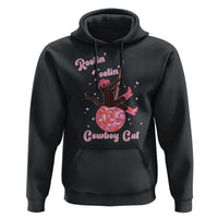 Funny Rootin Tootin Cowboy Cat Hoodie Western Hat Cute Black Kitten Cowgirls - Wonder Print Shop