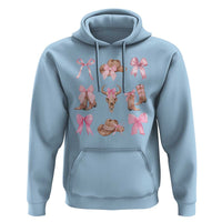 Cowgirl Coquette Hoodie Pink Bow Cowboy Hat Boots Western Country - Wonder Print Shop