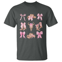 Cowgirl Coquette T Shirt Pink Bow Cowboy Hat Boots Western Country - Wonder Print Shop
