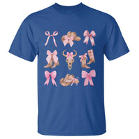Cowgirl Coquette T Shirt Pink Bow Cowboy Hat Boots Western Country - Wonder Print Shop