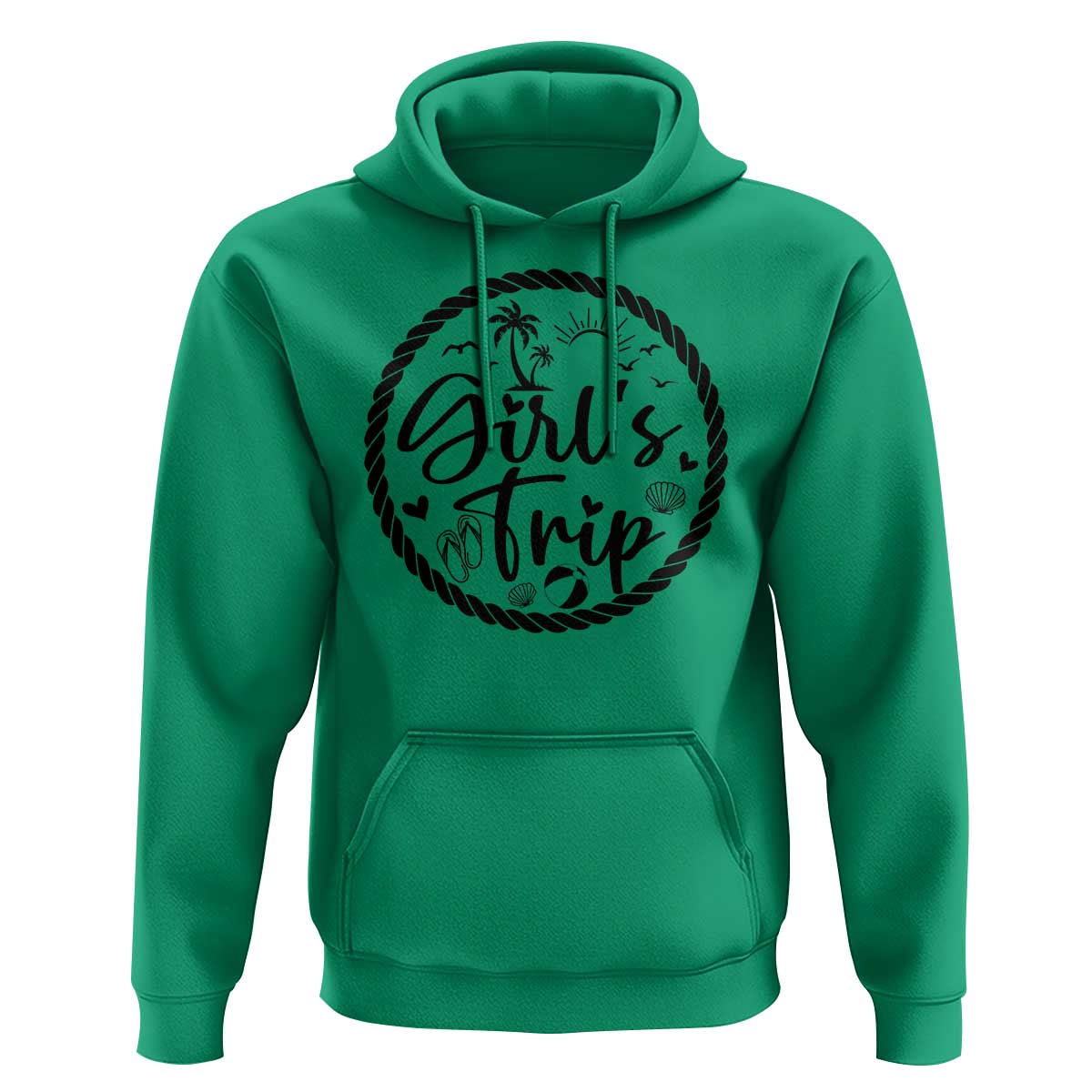 Girls Trip Hoodie Beach Party Drinks With Friends And Memories - Wonder Print Shop